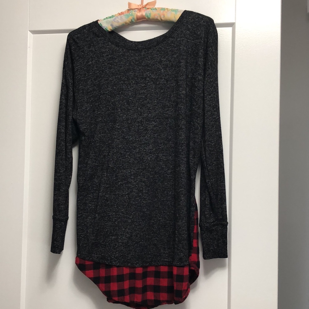 Maurices Buffalo plaid top, size Small